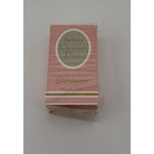 Vtg 80s DIORISSIMO by CHRISTIAN DIOR splash PURE PARFUM 1/4 oz 7.5 ml SEALED